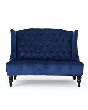 Royal Blue Luxe Loveseat