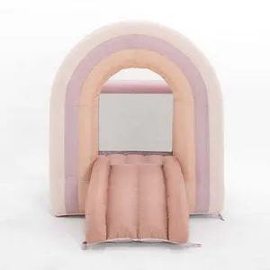 Pink Rainbow Bounce House
