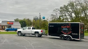 7.5' x 16' Enclosed Trailer – Rental
