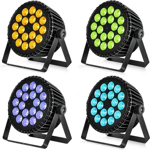 Betopper LPC1818 Upgraded 18x18W Lime Amber UV + RGB LED PAR Light