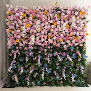 Enchanted garden flower wall Rental 8ft by 8ft