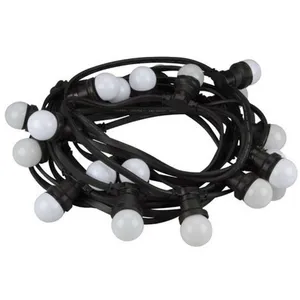 Location Guirlande lumineuse guinguette LED – 20 ampoules blanc chaud – 11 m