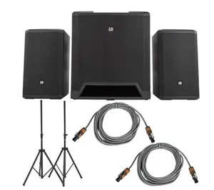 Location Pack Sono LD Systems Dave 15 G4X – Système PA 2.1 + Supports + Câbles