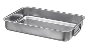 Location plat à four inox 34 × 24 × 5,5 cm – à l’unité