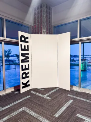 Trifold Wood Backdrop