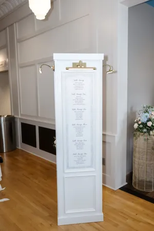 Signature Four-Sided Seating Chart Display