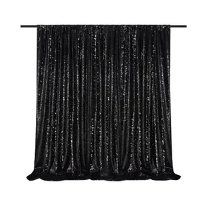 7' x 7' Black Sequin Backdrop (stand not included)