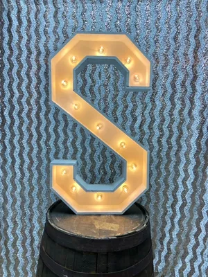 36in Light Up Marquee Letter S