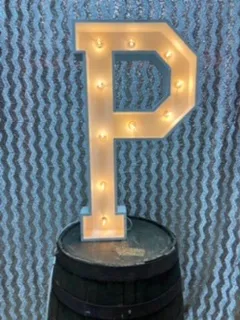 36in Light Up Marquee Letter P