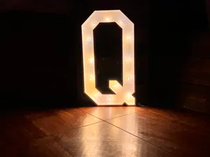 36in Light Up Marquee Letter Q