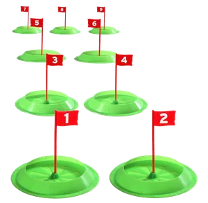 9 Holes (Build your own) Mini Golf