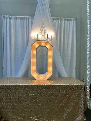 36” Marquee Number 0