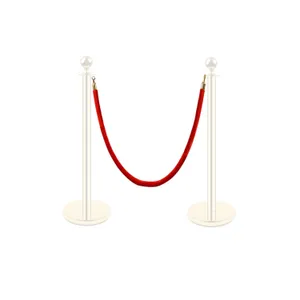 Stanchion Rope Red Velvet (5ft)