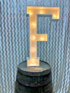 36in Light Up Marquee Letter F