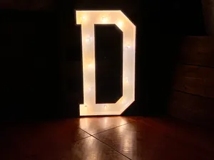 36in Light Up Marquee D