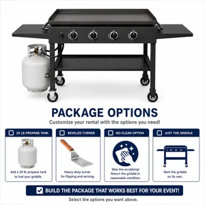 Propane Griddle Package Rental