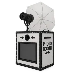 White Digital Photo Booth