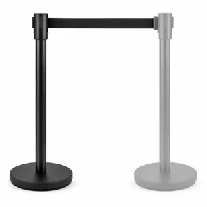 Stanchion Post W/Retractable Belt