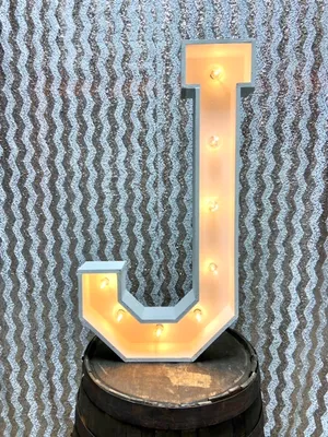 36in Light Up Marquee Letter J