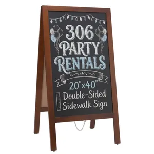 Double-Sided A-Frame Chalkboard Sign – 20