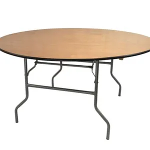 Round Table (Wood) 5'