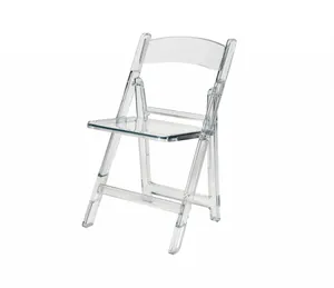 Clear Folding Chair (Deluxe)