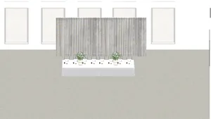 12'(T) x 20'(W) White Sheer Head Table Backdrop W Curtain Lights