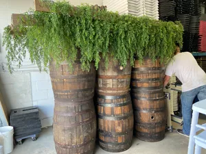 7ftx8ft Barrel / Greenery Backdrop