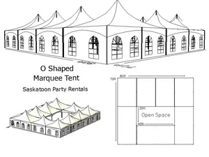 O Shaped Marquee Tent