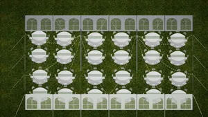 192 Guest 40x60 Pole Tent Package