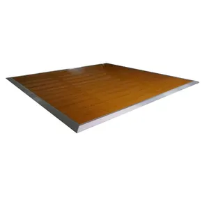 21ft x 21ft Dark Maple Dance Floor