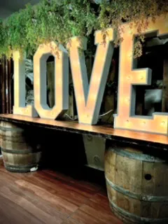 Giant Love Sign