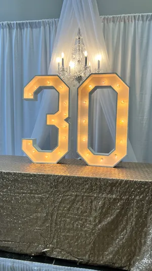 36” Marquee Number 30 (Thirty)