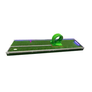 Mobile Mini Golf Hole 3 – Neon Velocity Loop