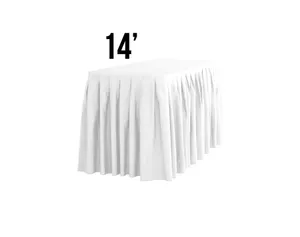 14' Table Skirt (Choose Your Color)