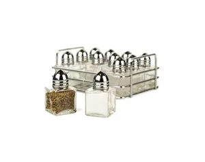 2pk (1) Salt & (1) Pepper Shaker Filled 