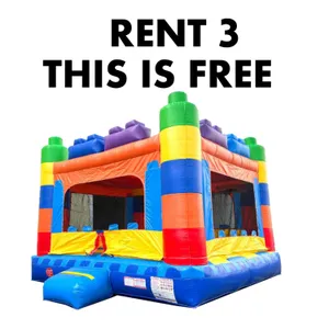 RENT 3 YOUR 4TH ONE FREE BLOCKS BOUNCER