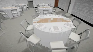 Round Table (Burlap Bundle 1)