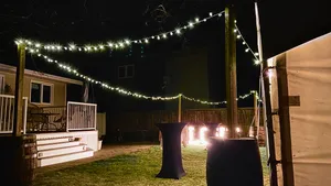 Barrels And String Light Tent Add On 20x30MQ