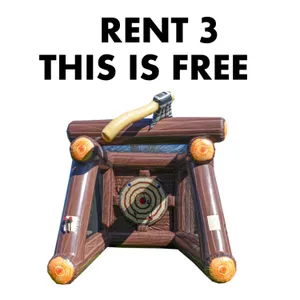 RENT 3 YOUR 4TH ONE FREE AXE THROW