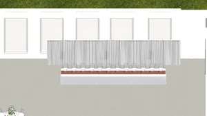 30'(W) x 8'(T) White Backdrop For Head Table