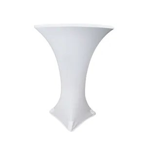 Cocktail table cloth white