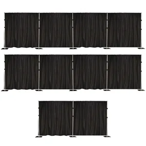 8ft x 100ft Black Pipe & Drape Stand