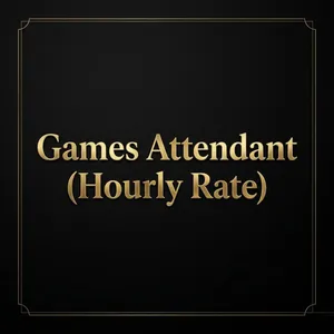 Add-on: Games Attendant (Hourly)