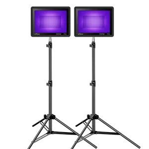 Two 300w Black Lights with Tripods
