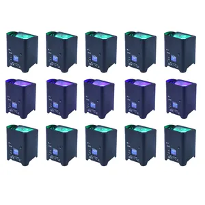 15 Wireless Black LED Uplights
