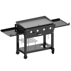 4-Burner Gas Propane Griddle - No Propane Included