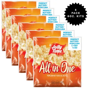 6 Pack of 8oz. Popcorn Kits 