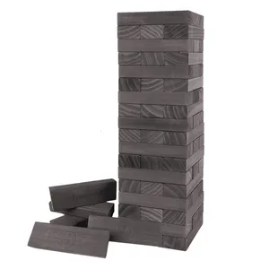 Giant Tumbling Tower - 54 Wood Blocks - Grey