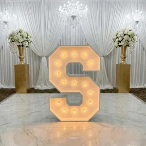 3ft Wood Marquee Letter - S